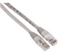 Патч-корд HAMA H-30595 кат.5E, 3м, многожильный, серый