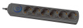 Сетевой фильтр Ippon BK-6-EU-1.8-16-B, 1.8м, черный