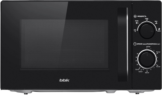 Микроволновая Печь BBK 20MWS-760M/B B 20л. 700Вт черный