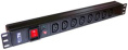Блок распределения питания Lanmaster TWT-PDU19-10A8C3 гор.размещ. 8xC13 базовые 10A C14
