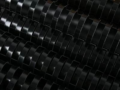 Пружины пластиковые ГЕЛЕОС BCA4-28B 28 мм черные (230-260 листов) 50 шт,