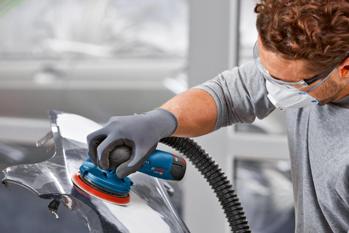 Эксцентриковая шлифмашина Bosch GEX 12V-125 [0601372101]