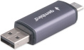 Картридер Type-C/USB OTG Gembird FD2-MSD-6 2в1: SD, TF MicroSD , алюминий