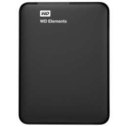 1ТБ Внешний диск HDD  WD Elements Portable WDBUZG0010BBK-WESN, USB 3.0, черный