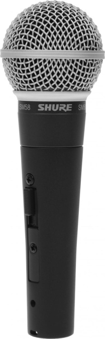 Микрофон проводной Shure SM58SE черный/серебристый
