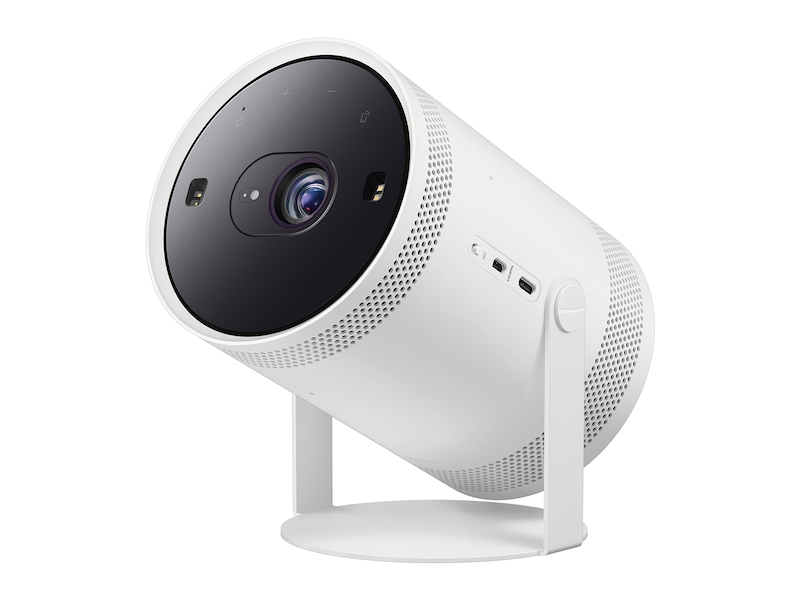 Сегодня Samsung представила Freestyle, портативный проектор, выполненный в форме интеллектуального динамика, потому что он также является одним из них.