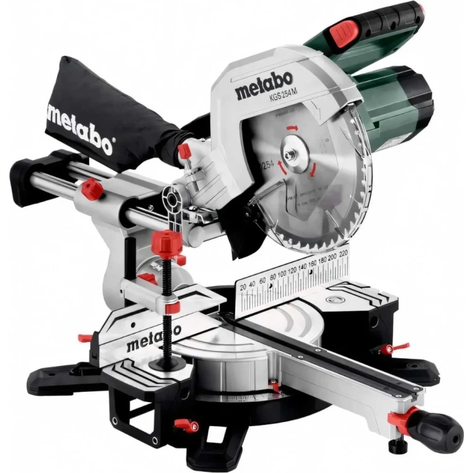 Торцовочная пила Metabo KGS 254 M 1800 Вт + пильный диск 613254000