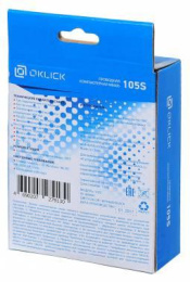 Мышь проводная Oklick 105S, оптическая, USB, 800dpi, черный [400941]