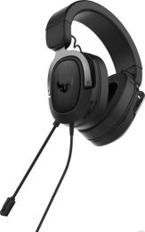 Наушники ASUS TUF GAMING H3 GUN METAL 90YH028G-B1UA00 250-мм динамики ASUS Essence/Виртуальный звук формата 7.1/ легкий вес 294 г/Совместимость с ПК, Mac, PlayStation 4 и Nintendo Switch/ Сертификация Discord & Teamspeak