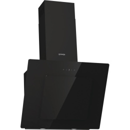Вытяжка GORENJE/ Тип каминная наклонная,60см, сенсорное управление, мощность 782 куб.м, черная