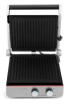 Электрогриль DOMFY Metal DSM-EG502,  черный и серебристый