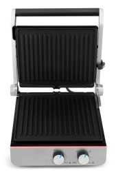 Электрогриль DOMFY Metal DSM-EG502,  черный и серебристый