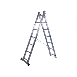 Лестница двухсекционная универсальная STAIRS 7 ступеней AL207