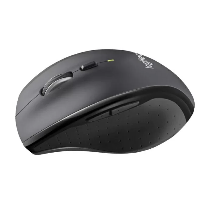 Logitech Мышь беспроводная M705, лазерная, 1000 dpi, USB, серый/чёрный.