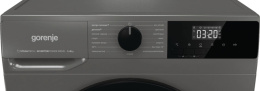 Стиральная машина Gorenje W2NHPI62SCSS, с фронтальной загрузкой, 6кг, 1200об/мин, с паром, инверторная