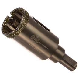 Коронка алмазная по керамике и кафелю с центрирующим сверлом TRIO-DIAMOND 25 мм 400025
