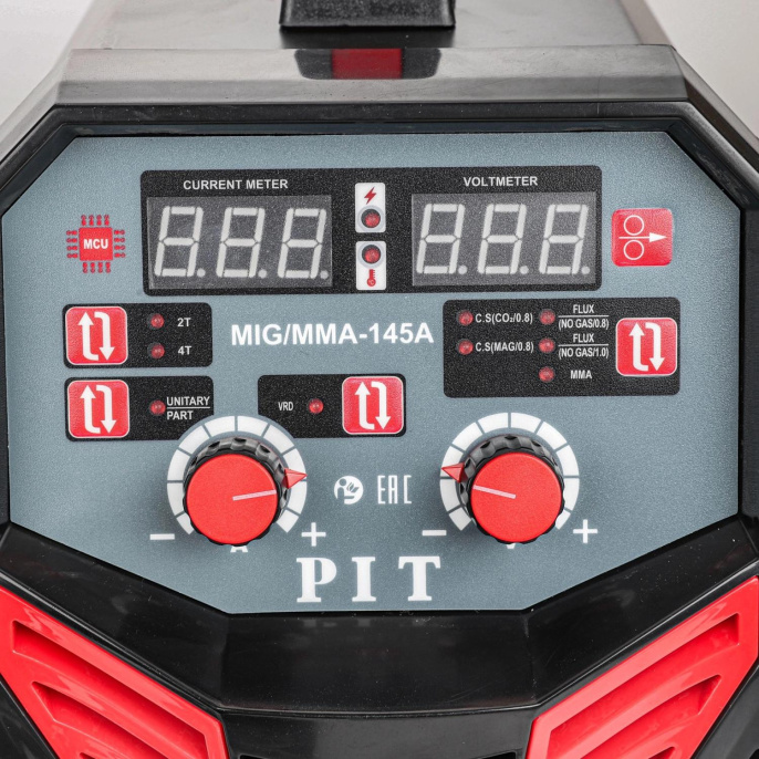 Сварочный полуавтомат P.I.T. PMIG145-C2 ММА 4кВт кейс в компл.