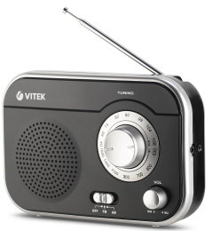 Радиоприемник Vitek VT-3593,  черный