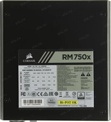 Блок питания Corsair RM750x CP-9020179-EU 750W ATX (24+4x4+4x6/8пин) Cable Management
