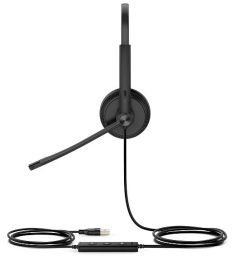 Головная гарнитура Yealink UH34 Dual UC Дуо, Проводная, HD звук, USB