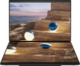 Ноутбук Asus ZenBook Duo UX8407AA-SN426X Core Ultra X7 358H 32Gb SSD1Tb Intel Arc 14" OLED Touch 3K 2880x1800 Windows 11 Pro grey WiFi BT Cam 90NB16V1-M00P90