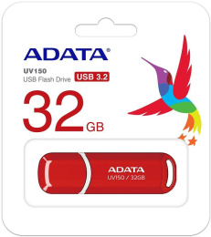 Флешка USB A-Data DashDrive UV150 32ГБ, USB3.0, красный [auv150-32g-rrd]