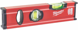 Уровень Milwaukee Slim 20см 4932478897 магнитный, погрешность 0.029° 0.0005 ″/дюйм, 0.5 мм/м , 2 пузырьковые колбы, длина 200 мм