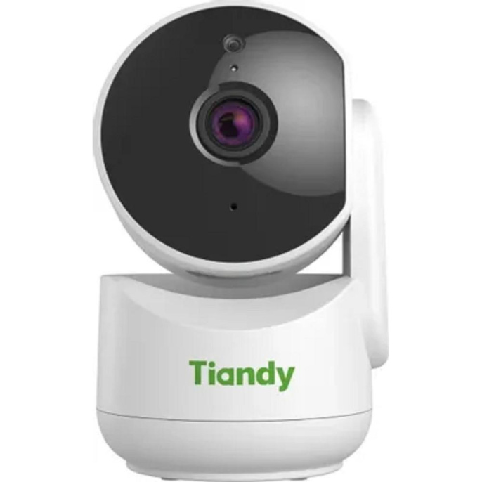 Tiandy TC-H322A Spec:I2W/WIFI/Eu/4mm компактная поворотная домашняя, 2Мп, 1920х1080@20к/c, DWDR, цвет: 0.02лк, S+265, H.265 HP , S+264, H.264 HP, MP, BP , объектив 4мм, встроенные микрофон и динамик,