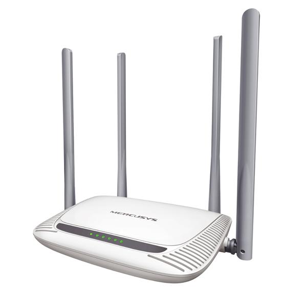 Wi-Fi роутер MERCUSYS MW325R,  Wi-Fi 4,  N300,  2.4ГГц, 3 LAN,  белый