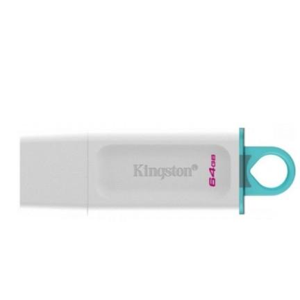 Kingston USB Drive 64GB DataTraveler Exodia USB 3.2 gen.1, белый+бирюзовый (KC-U2G64-5R)