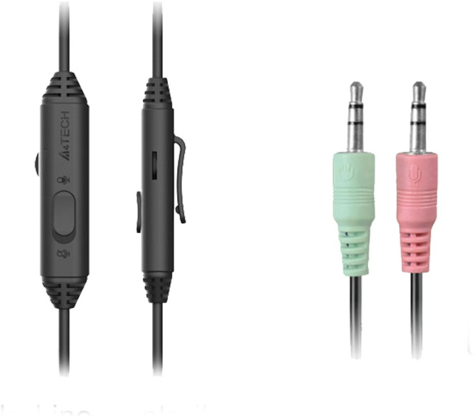 Наушники с микрофоном A4Tech Fstyler FH100 черный 2м накладные оголовье FH100 STONE BLACK