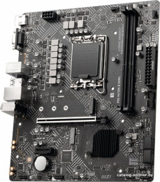 Материнская плата MSI PRO H610M-B Soc-1700 H610 PCI-Ex16 PCI-Ex1 M.2 1GbE LAN 2xARGB+RGB 2xDDR5 5600MHz HDMI+DP mATX RTL
