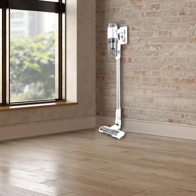 Вертикальный пылесос COOLFORT CF-3002, 120Вт, белый