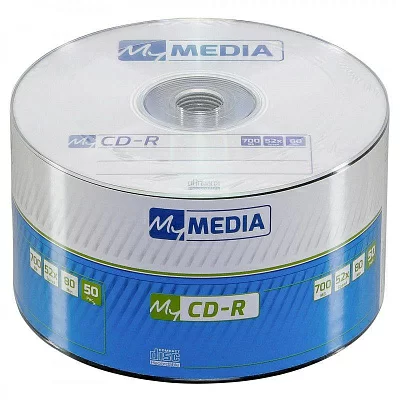 Диск CD-R MyMedia 700Mb 52x pack wrap (50шт) (69201)