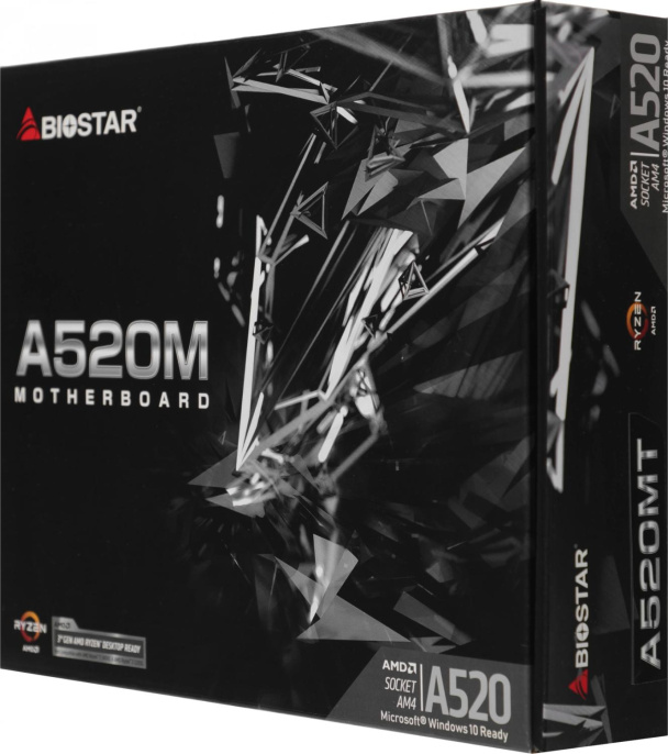 Материнская плата Biostar A520MT, SocketAM4, AMD A520, mATX, Ret