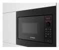 Встраиваемая микроволновая печь Bosch Serie 2 BFL523MB4, 20л, 800Вт, черный