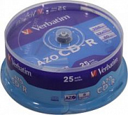 Диск CD-R Verbatim 700Mb 52x Cake Box (25шт) (43352)VERBATIM