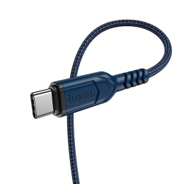 HOCO X59/ USB кабель Type-C/ 1m/ 2.4A/ Нейлон/ Blue