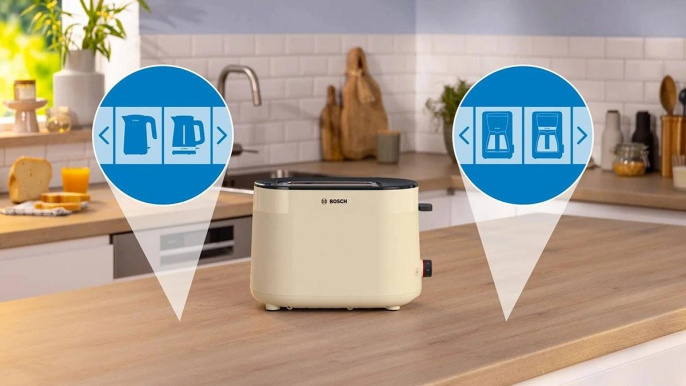 Тостер Bosch TAT2M127,  бежевый