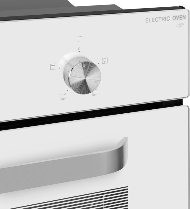 Духовой шкаф электрический MEFERI Light MEO604WH,  65л,  дверца с 2 стеклами,  белый