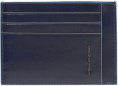 Чехол для кредитных карт Piquadro Blue Square PP2762B2R/BLU2, кожа натуральная, синий