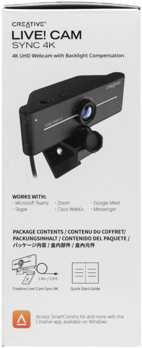 Web-камера Creative Live! Cam 4K VF0990,  черный [73vf099000000]