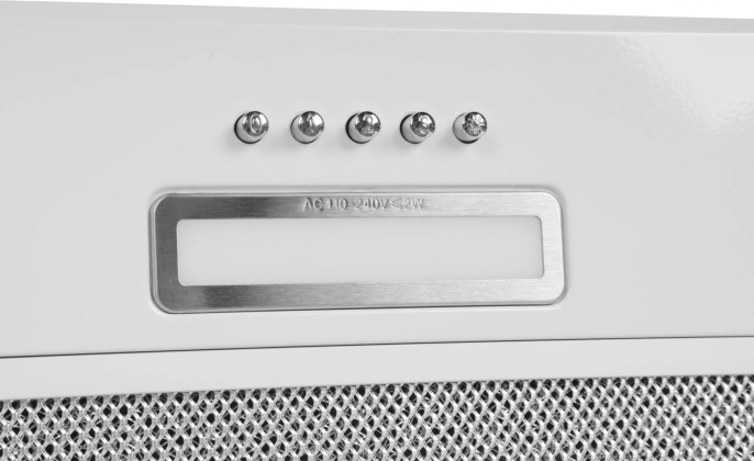 Встраиваемая вытяжка OASIS VM-52W, управление кнопочное, белый