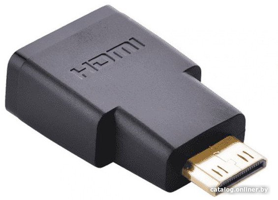 Кабель-переходник UGREEN 20101 Mini HDMI (M) to HDMI 2.0 (F), передача аудио и видео, Black