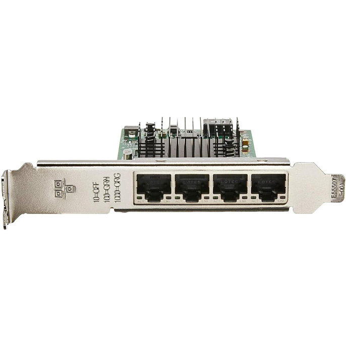 Сетевая карта Intel® Ethernet Server Adapter I350-T4, 4 x Gbit Ports RJ-45, PCI-E x4, iSCSI, NFS, VMDq I350T4V2