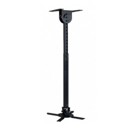 Wize WPC-B черный {Потолочные, Макс. крепежное расстояние 260х260, макс. вес нагрузки 12 кг, Наклон,поворот °+/-15, расстояние от стены/ потолка 61-96 см}