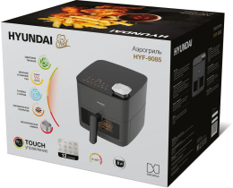 Аэрогриль Hyundai HYF-9085 8л 2000Вт темно-серый/серебристый
