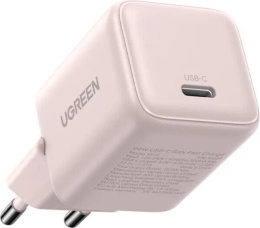 Сетевое зарядное устройство UGREEN X512 55556 Mini 20W USB-C GaN Fast Charger EU. Цвет: розовый (55556_)