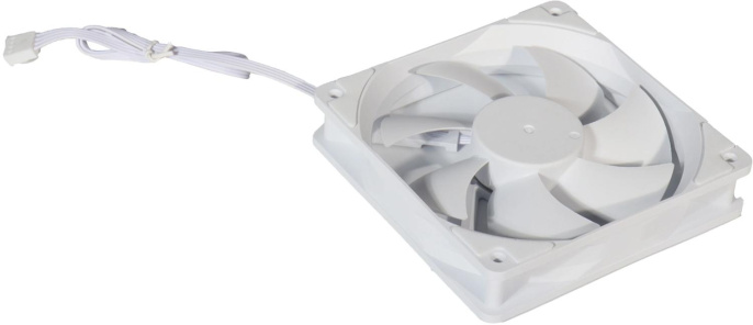 Вентилятор Digma DFAN120PWM-1WH 120х120x25 белый 4-pin упак.:1шт Ret