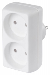 Сетевой разветвитель Buro BU-PS2-W, белый